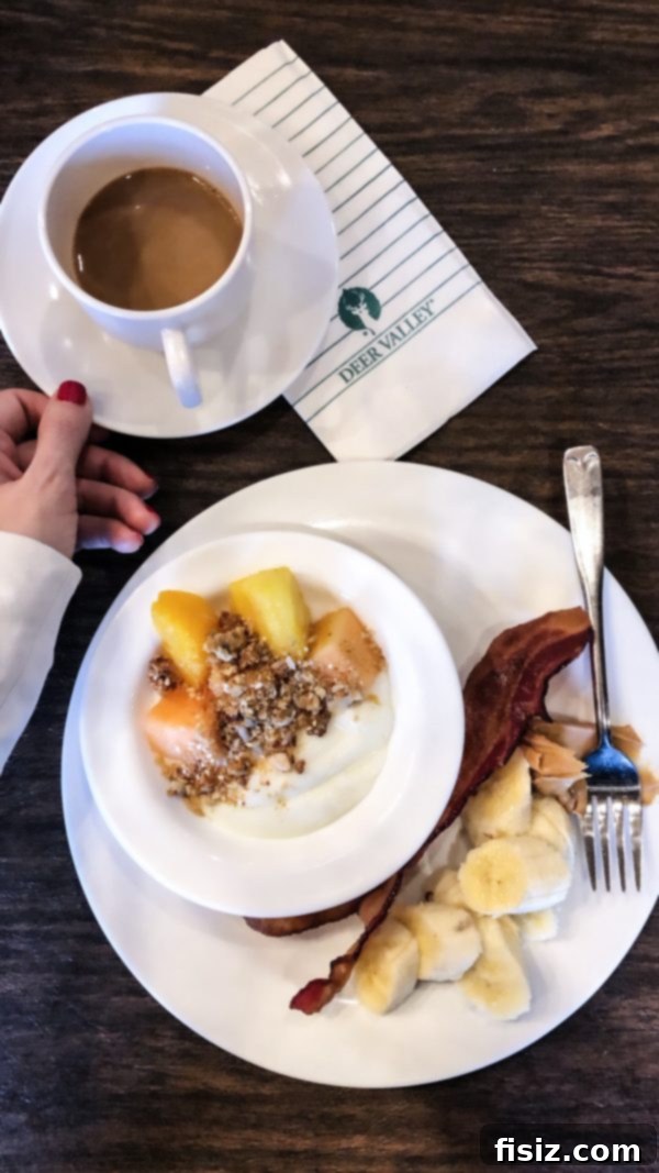 Deer Valley: The Ultimate Romantic Ski Getaway 17 A lavish breakfast buffet spread with various options