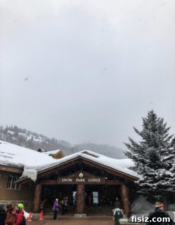 Deer Valley: The Ultimate Romantic Ski Getaway 18 Outdoor patio dining at Snow Park Restaurant with snowy mountains