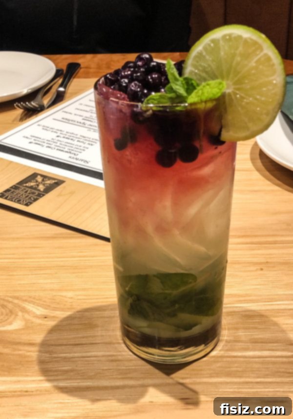 Deer Valley: The Ultimate Romantic Ski Getaway 25 Refreshing blueberry mojito cocktail