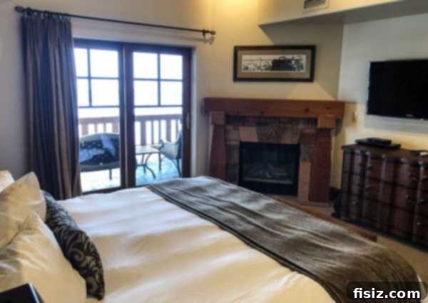 Deer Valley: The Ultimate Romantic Ski Getaway 4 Spacious living room with fireplace and floor-to-ceiling windows