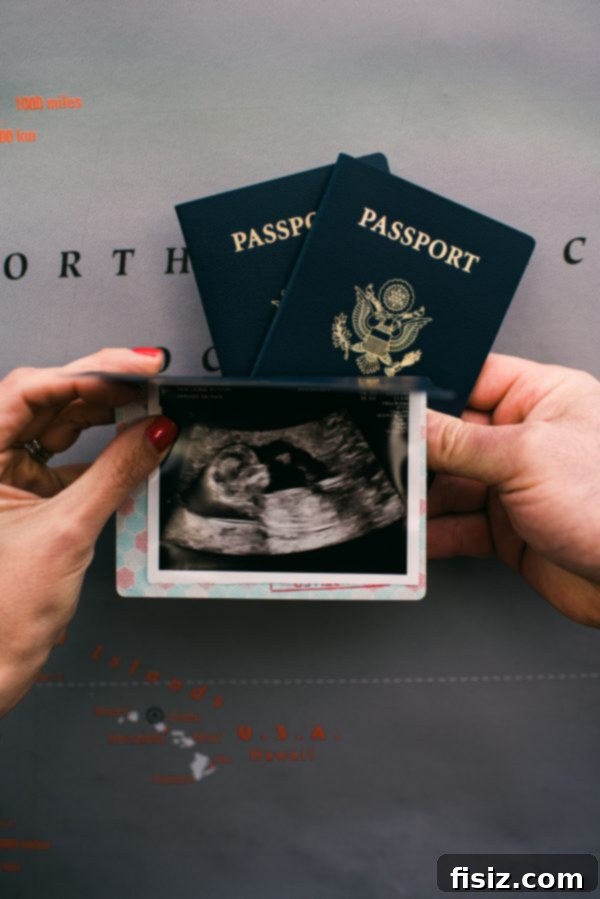 Trimester One The Start of Our Big Adventure 3 Happy pregnant woman holding an ultrasound photo with her partner.