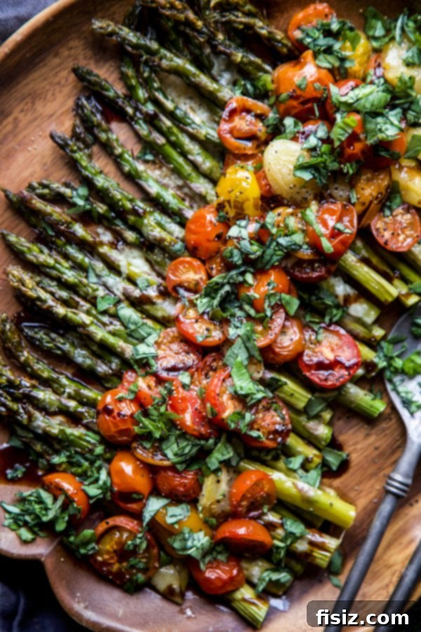 Roasted Asparagus Caprese 3 Fresh Caprese Roasted Asparagus Ingredients