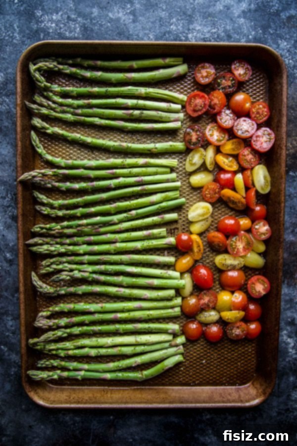 Roasted Asparagus Caprese 4 Caprese Roasted Asparagus Ingredients
