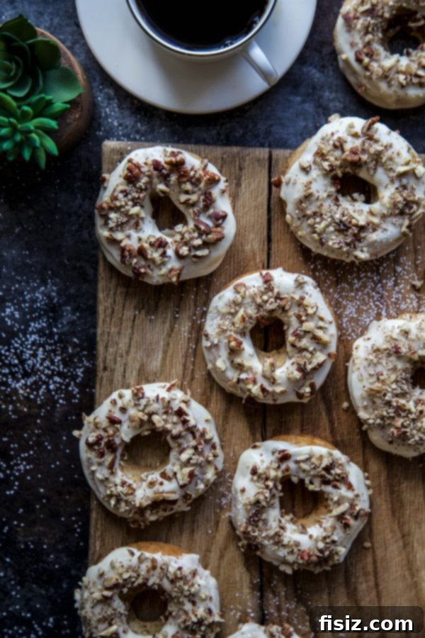 Tropical Hummingbird Doughnuts with Zesty Citrus Glaze 6 Platter of Hummingbird Doughnuts with Citrus Frosting and Pecans