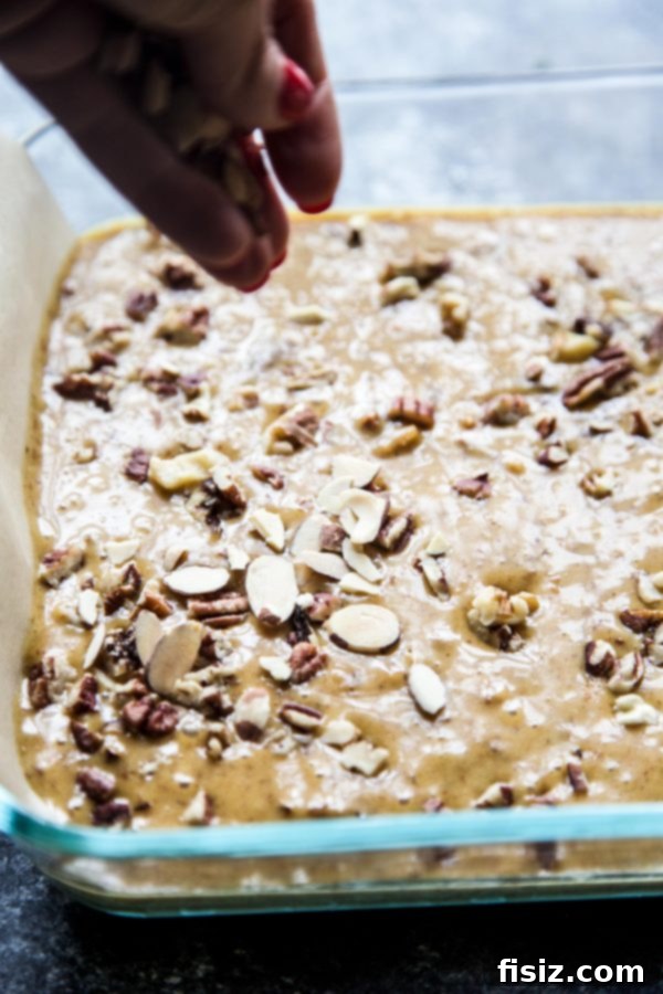 Sunrise Blondie Protein Bars 4 Breakfast Blondie Protein Bars arranged on a baking sheet.