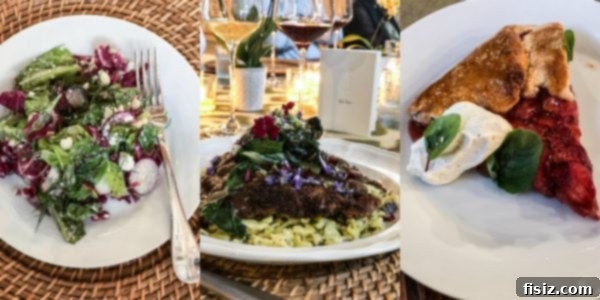 Fredericksburg Texas Explore Stay Dine 17 Artfully presented Bison schnitzel with ancho chili sauce