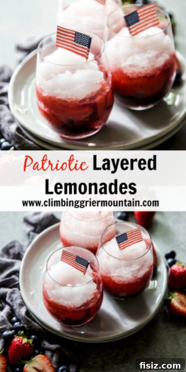 Stars and Stripes Lemonade Layers 7 Patriotic Layered Lemonades