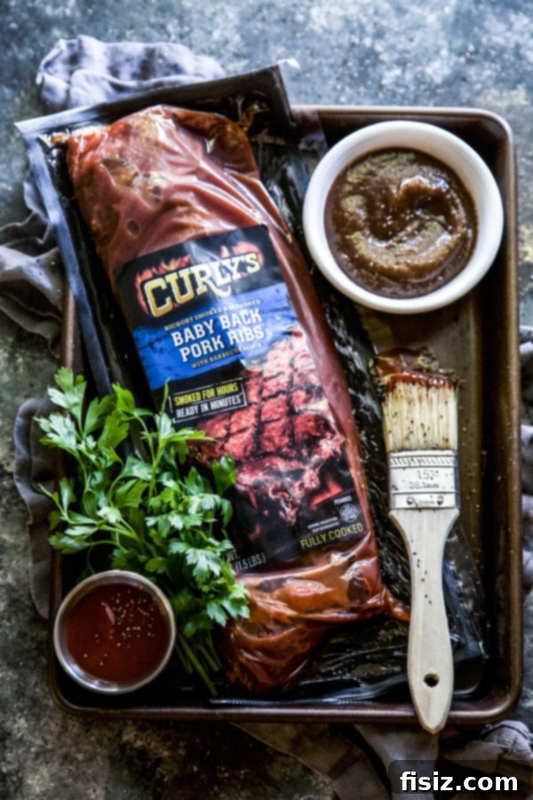 Apple Butter BBQ Ribs 4 Preparing BBQ Apple Butter Baked Ribs with sauce and brush