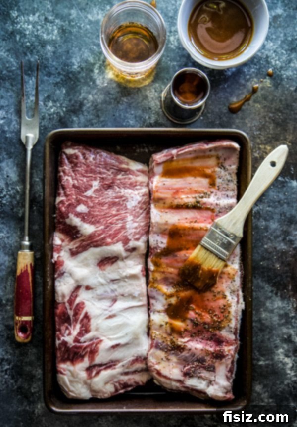 Bourbon Glazed American Lamb Ribs 4 Platter of delicious American Lamb Ribs ready to be served