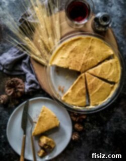 Velvet Pumpkin and White Chocolate Mousse Pie 7 Pumpkin & White Chocolate Mousse Pie