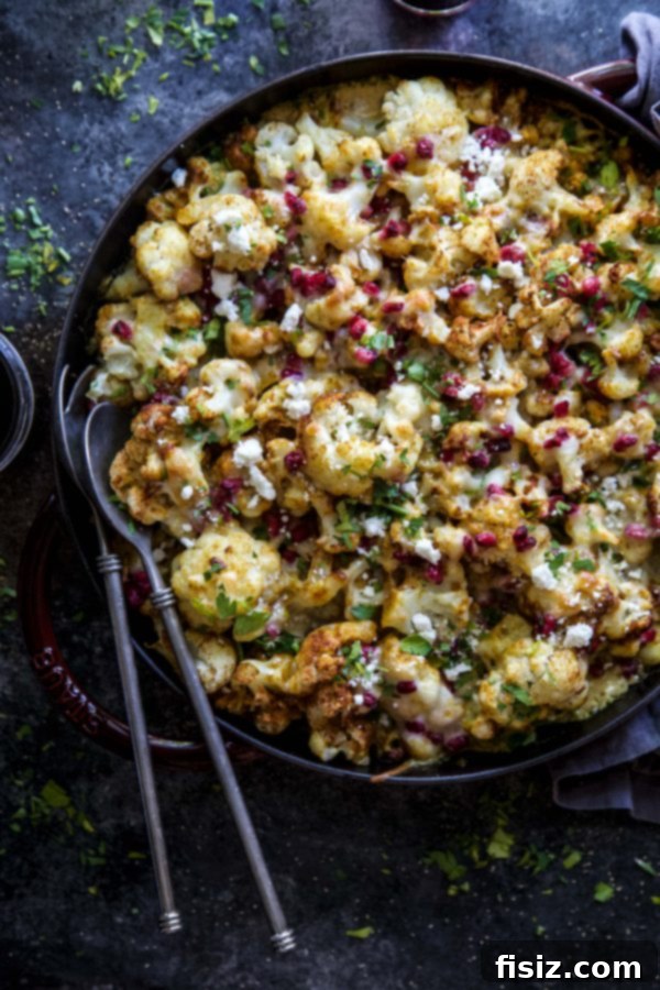 Moroccan Spiced Cauliflower Bake 4 Creamy Moroccan Cauliflower Bake with melted cheese and spices
