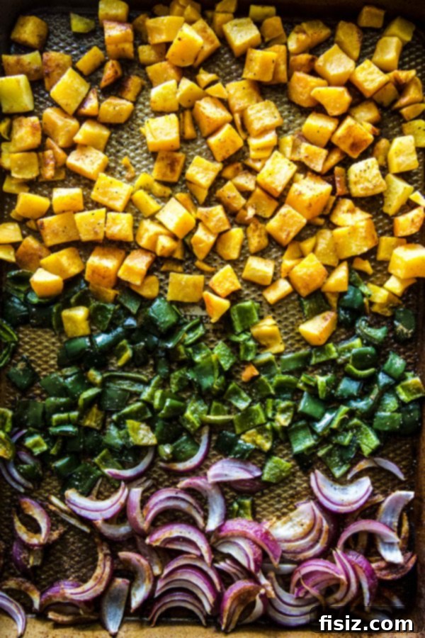 Roasted Butternut Squash and Poblano Three-Cheese Pizza 4 Hearty and flavorful Roasted Butternut Squash & Poblano Three Cheese Pizza ready to be enjoyed