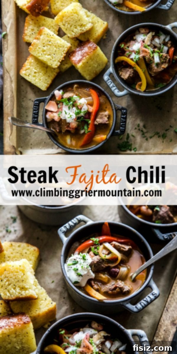 Smoky Fajita Beef Chili 8 Steak Fajita Chili