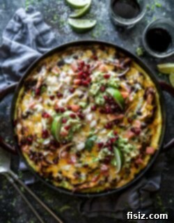 Fiesta Turkey Tamale Pie 6 A colorful and appetizing image of the Leftover Turkey Tamale Pie.