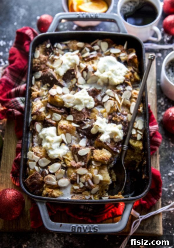 Citrus & Toasted Almond Panettone Strata