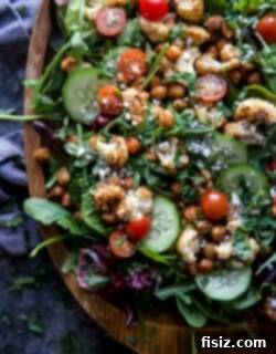 Smoky Cauliflower Chickpea Salad