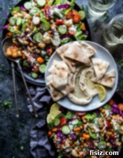 Vibrant Roasted Veggie Shawarma Bowls 7 A vibrant Roasted Veggie Shawarma Bowl, ready to be enjoyed.