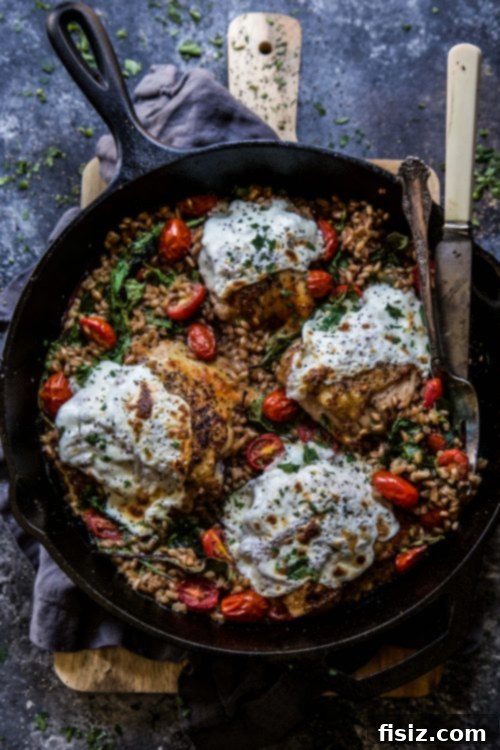 Effortless Skillet Suppers 3 Easy One Skillet Dinners: Chicken Farro Skillet