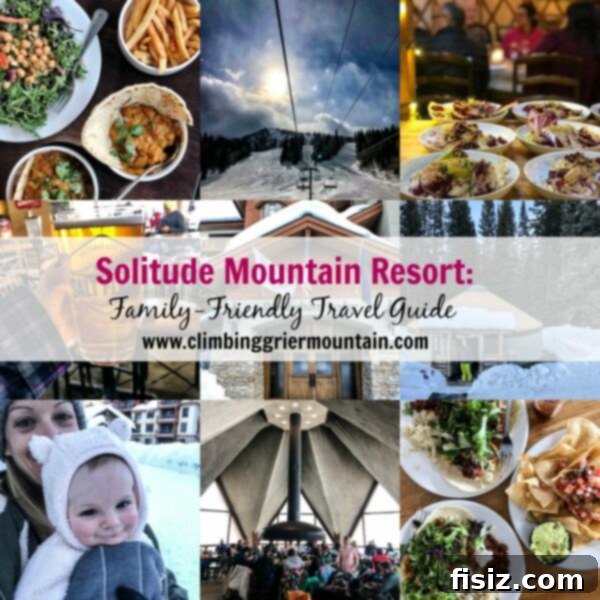Solitude Mountain Resort: The Ultimate Family Getaway 2 A family enjoying the beautiful snowy landscape at Solitude Mountain Resort, Utah