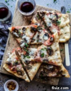 Golden-Crisp Pepperoni and Creamy White Mushroom Pizza 6 img 28117 5