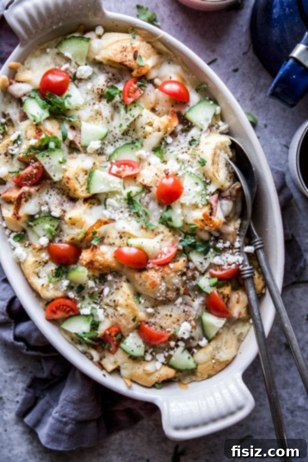 Savory Greek Breakfast Bake 3 Online shopping cart error preventing high chair purchase