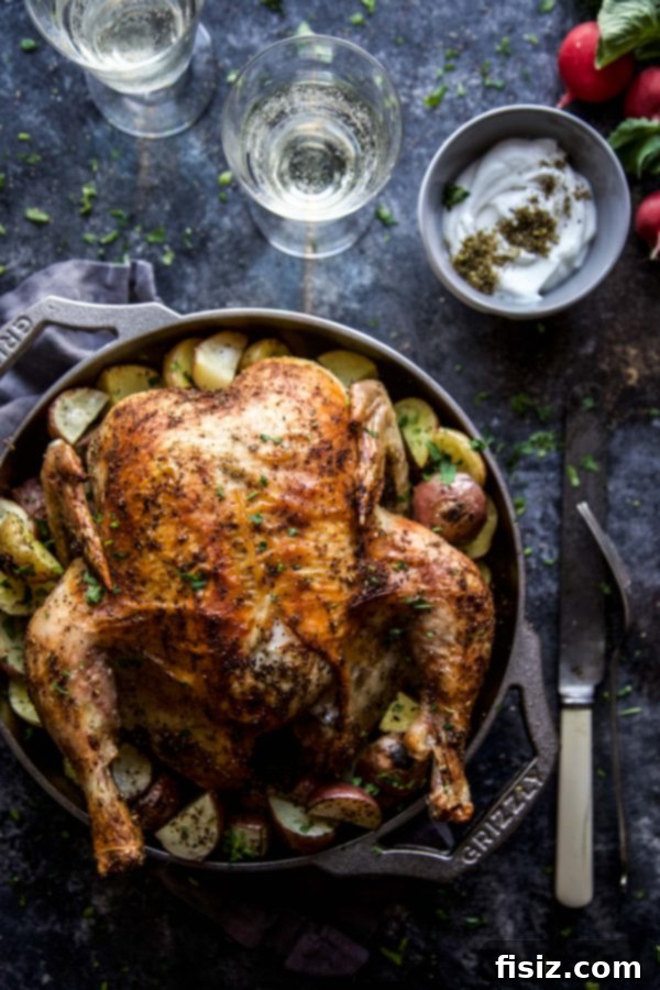 Savory Greek Breakfast Bake 9 Crispy Za'atar Roasted Chicken and Potatoes