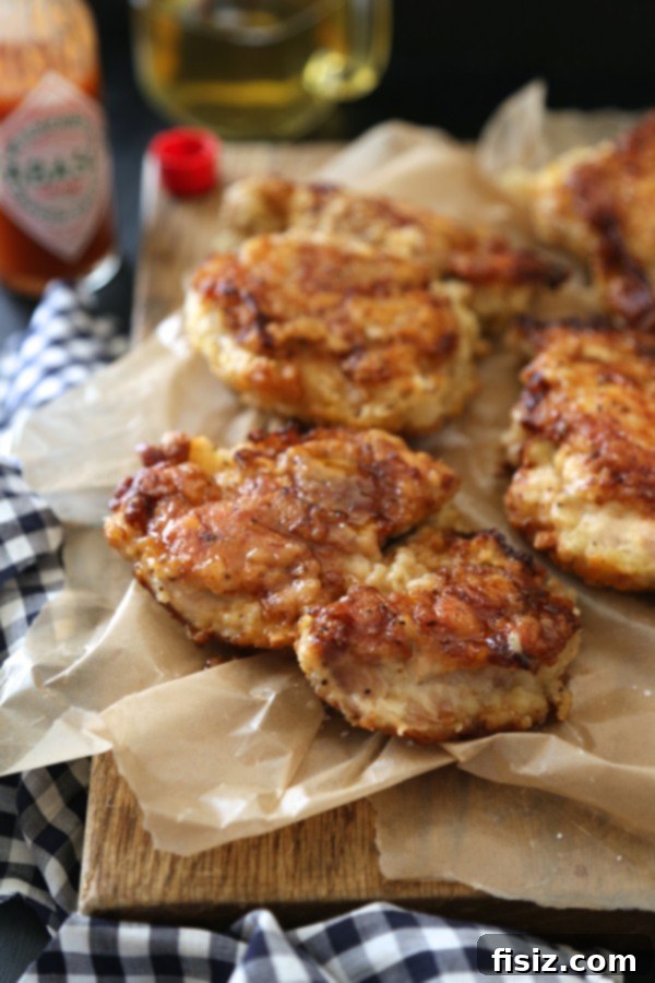 Po'Boy Wedge Salad 11 Skillet Fried Chicken with Tabasco Honey Sauce, ready in 15 minutes