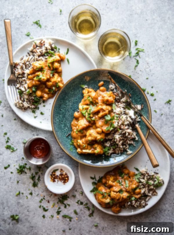 Creamy Mustard Lentil Pasta 9 Butter Cauliflower with Wild Rice