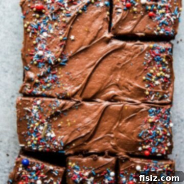 Decadent Double Chocolate Sheet Cake with Cream Cheese Frosting 7 Ultimate-Chocolate-Sheet-Cake-with-Chocolate-Cream-Cheese-Frosting