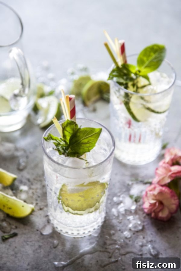 My Summer Making Wishlist 5 A close-up of a refreshing, garnished cocktail, perfect for summer entertaining.