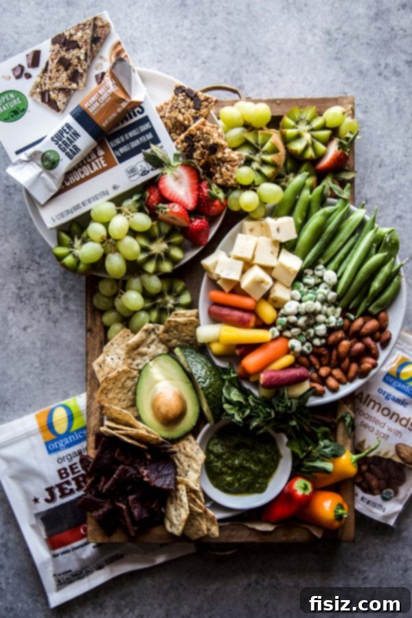 The Perfect Summer Grazing Platter 3 Summer snack board with a variety of healthy options