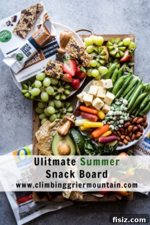 The Perfect Summer Grazing Platter 10 Beautifully arranged Ultimate Summer Snack Board, close-up