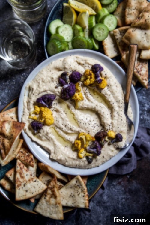 Elote Smashed Potatoes 13 Roasted Cauliflower Curry Hummus, a flavorful and healthy dip.