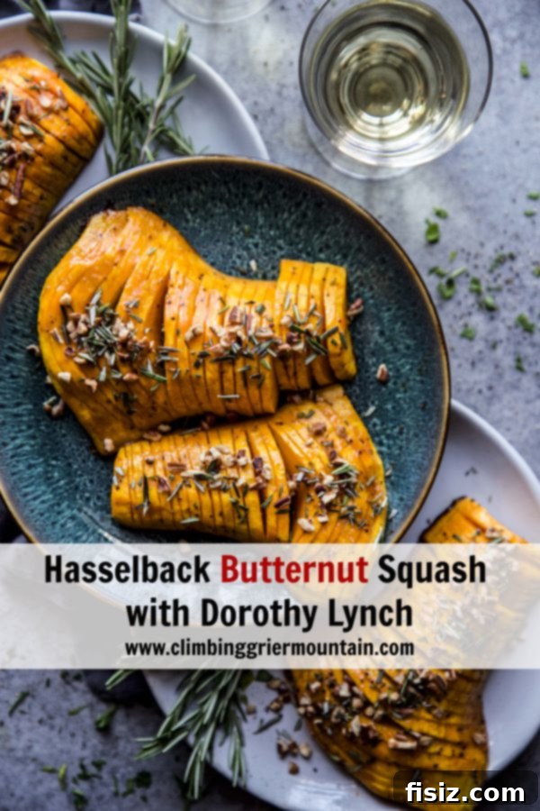 Dorothy Lynch Glazed Hasselback Butternut Squash 8 The full Hasselback Butternut Squash dish, perfectly roasted