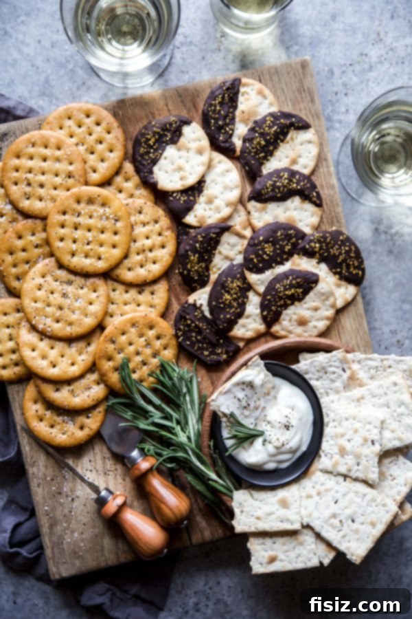 Festive Crackers: 3 Easy DIY Ideas 10 A beautifully arranged platter showcasing all three holiday cracker appetizers ready for serving.