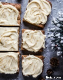 Golden Gingerbread Bars with Creamy Caramel Frosting 7 img 30109 6