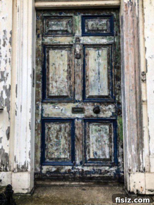 The Word That Defined 2021 2 A weathered wooden door in Ireland, symbolizing new beginnings, resilience, and the opening of fresh opportunities