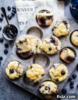 Double Blueberry Citrus Burst Muffins 7 img 30424 6