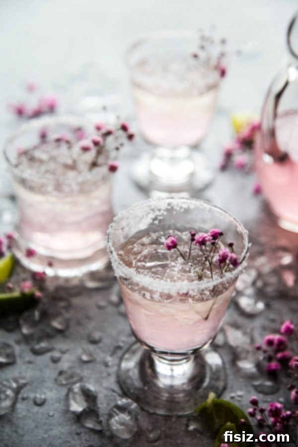 Sparkling Rosé Margaritas 7 Pink Champagne Margarita ready to serve