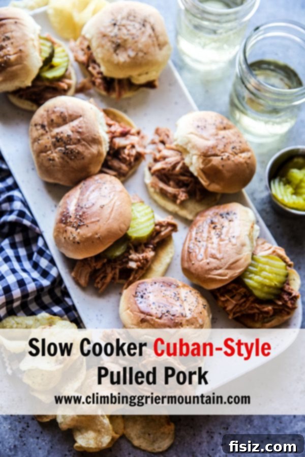 Authentic Slow Cooker Cuban Pulled Pork 8 www.climbinggriermountain.com.