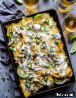 Ultimate Sheet Pan Verde Chicken Nachos 8 img 30905 7
