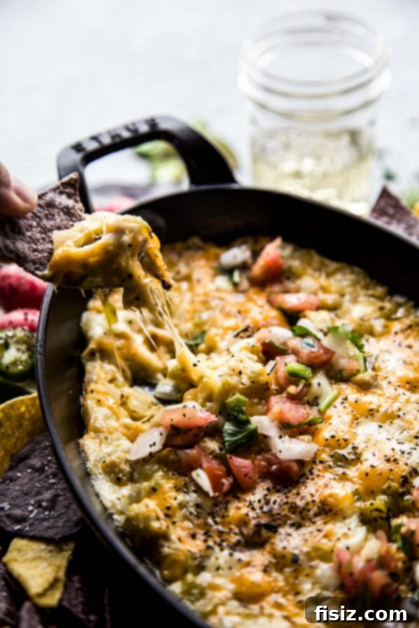 Drunken Chicken Queso Fundido 3 Tequila Chicken Queso Fundido, a creamy, flavorful dip