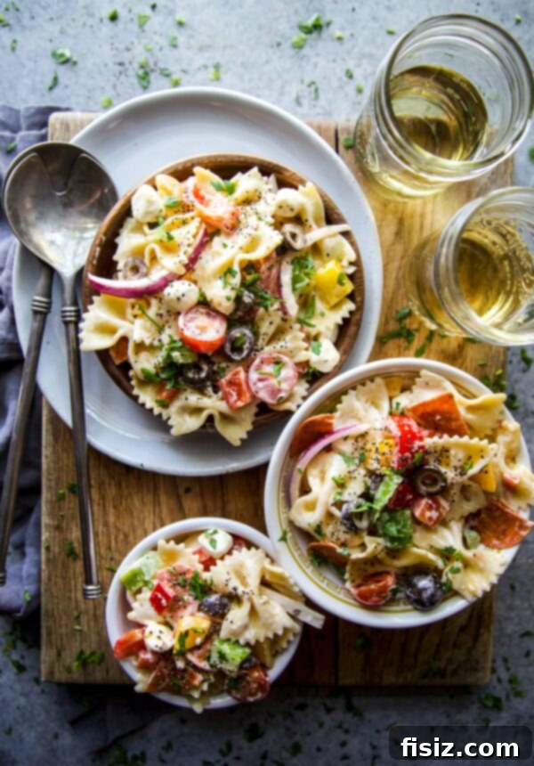 Effortless Pizza Pasta Delight 2 easy pizza pasta salad