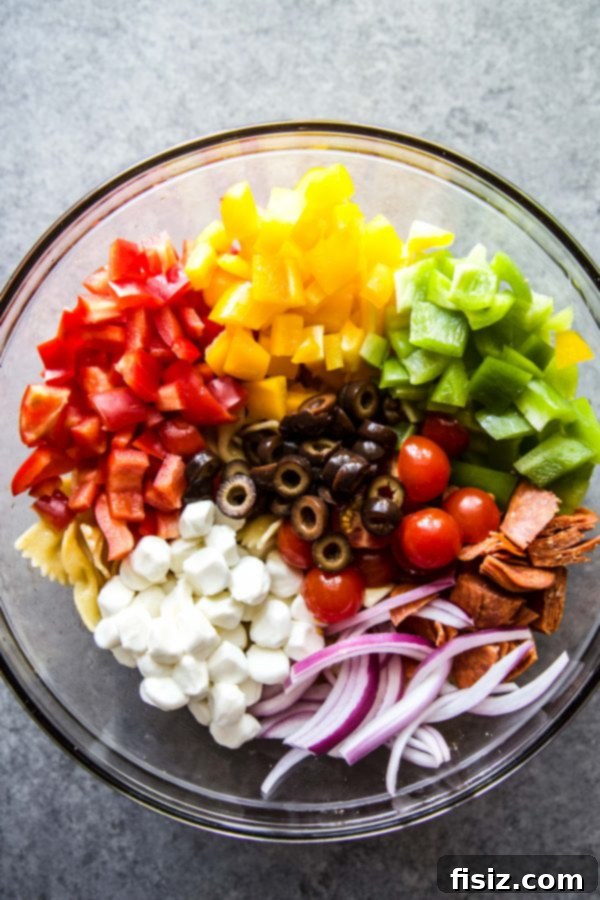 Effortless Pizza Pasta Delight 5 easy pizza pasta salad