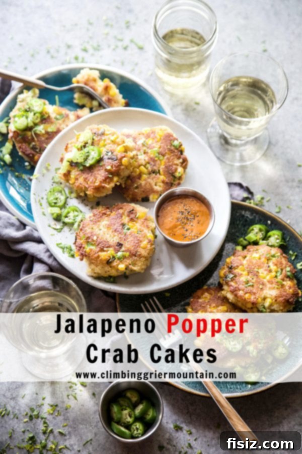 Jalapeno Popper Inspired Crab Cakes 9 Jalapeno Popper Crab Cakes ready to be enjoyed
