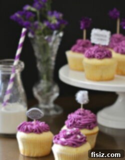 Classic Vanilla Cupcakes with Amethyst Buttercream 2 img 3928 5