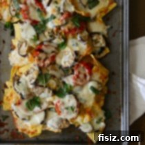 Smoky Eggplant Parmesan Nachos 6 Grilled Eggplant Parmesan Nachos