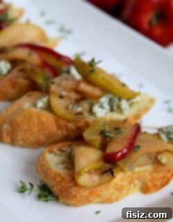 Apple and Onion Confit Crostini