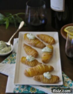 Crispy Hasselback Fingerling Potatoes with Zesty Lemon Basil Goat Cheese 2 img 4270 5