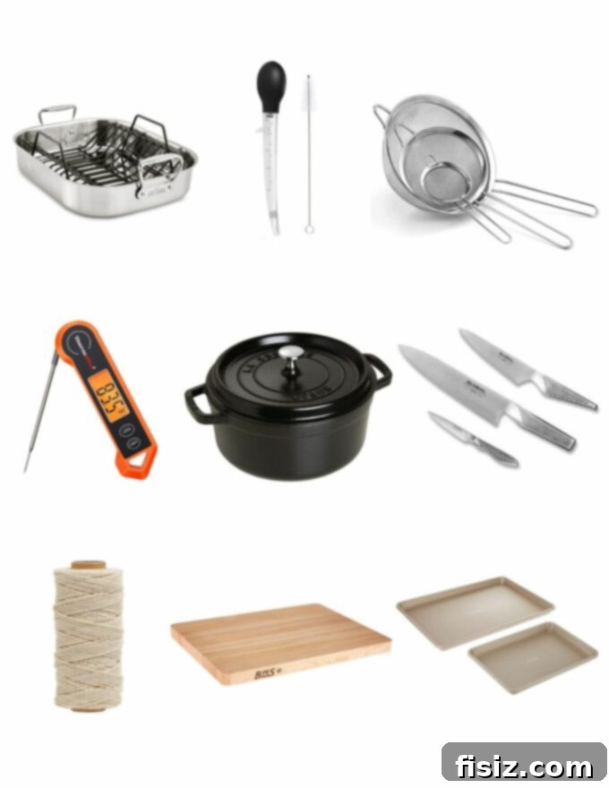 Stress Free Thanksgiving Hosting Your Free Printable Checklist 7 Favorite kitchen tools for holiday cooking and preparing turkey